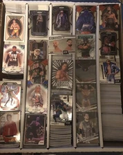 WWE WWF TNA AEW Wrestling 25 Card Lot *Mint* Topps Panini Upper Deck +++