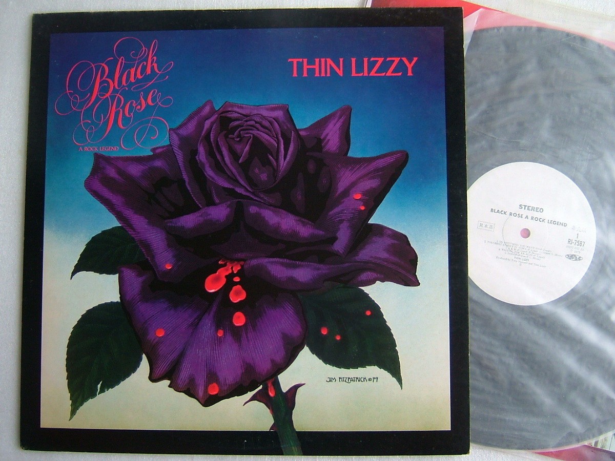 PROMO WHITE LABEL / THIN LIZZY BLACK ROSE / JAPAN | eBay