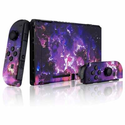 Soft Touch Surreal Lava Full Shells Without Buttons For Nintendo Switch