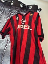 AC MILAN 1993-94 HOME SHIRT LOTTO JERSEY SOCCER SIZE M/L 100% AUTHENTIC