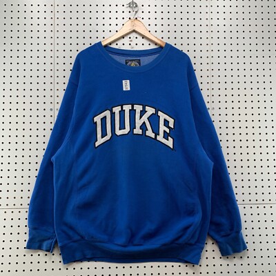 VTG Duke Blue Devils Crewneck Sweatshirt Mens XL Blue