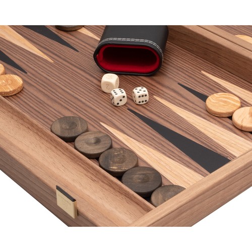 Set torneo backgammon noce e acero edizione premium - Foto 3 di 7
