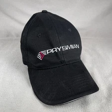 Prysmian Hat Mens One Size Black Strapback Cap Telecom Solutions Work Wear