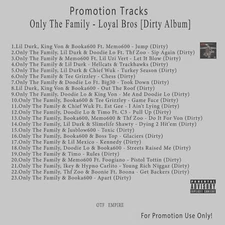Rap/Hip-Hop.. White CD. Only The Family, Lil Durk -  Loyal Bros [Dirty Album]