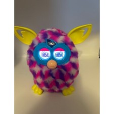 Furby Boom Pink Purple White Electronic Toy 2012 Hasbro Works