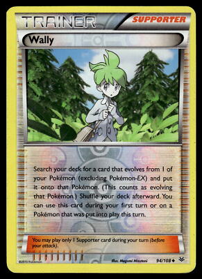 Wally Reverse Holo 94/108 XY - Roaring Skies Pokemon