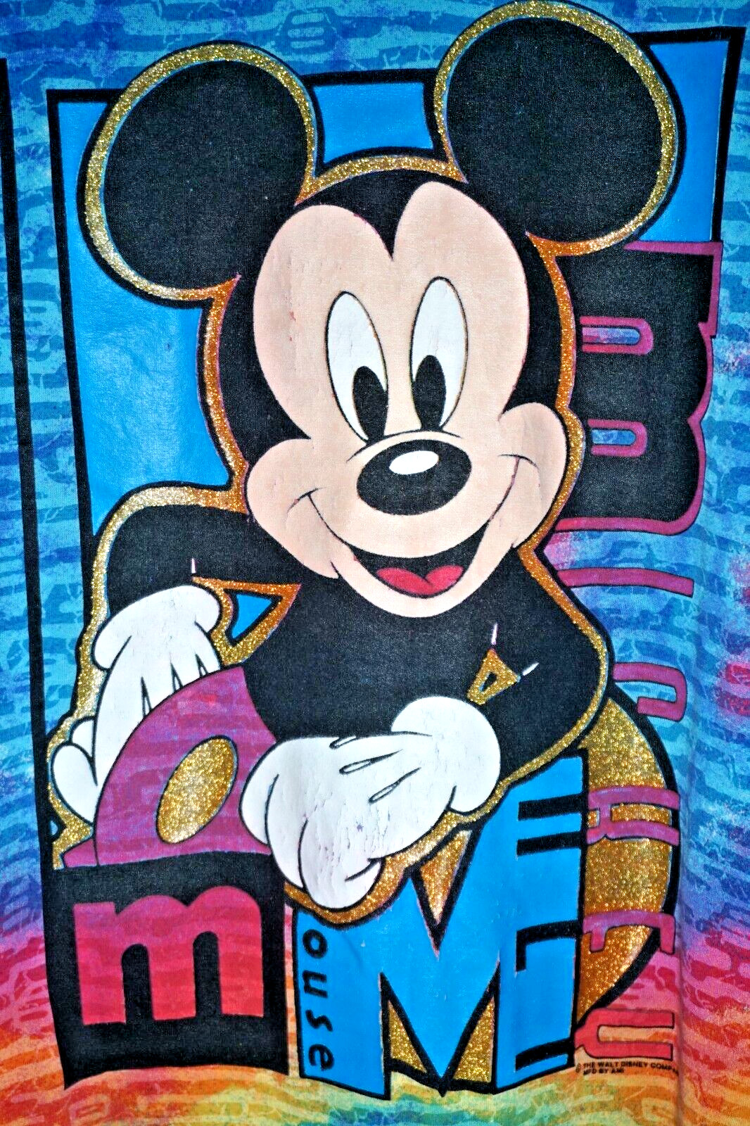 mickey mouse tie dye