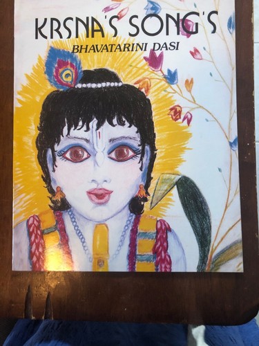 KRSNA’S SONGS Song/Coloring Book by BHAVATARINI DASI for Kids & Adults signed - Picture 12 of 12