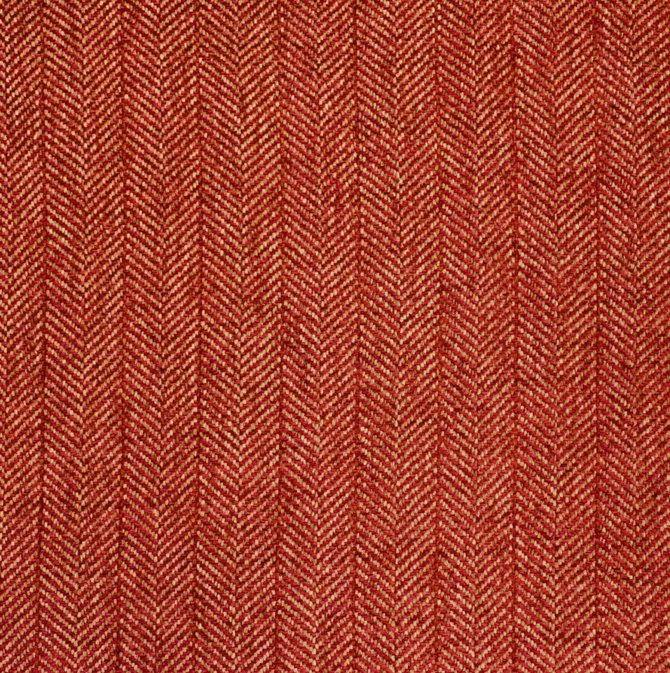 P Kaufmann BALFOUR espiga chenilla carmesí tapicería almohada tela de costura Foto 3 de 4