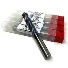 4pcs 1/2x2x4" Solid Carbide Roughing End Mills Tialn Coated, 4 flute Long length