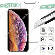 Lot Tempered Glass Screen Protector For iPhone 16 15 14 13 12 11 XR XS X Max 8