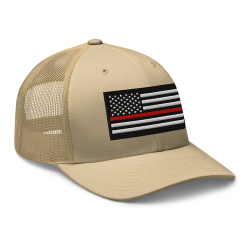 Firefighter Flag Trucker Hat Firefighter Snapback Thin Red Line Flag Hat Fireman - Picture 61 of 67