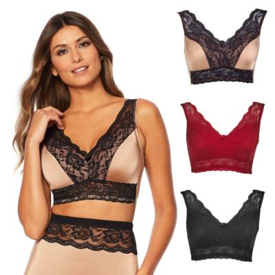 Rhonda Shear 3-pack Pin Up Bra Set in Neutral 622-357, Size 3X