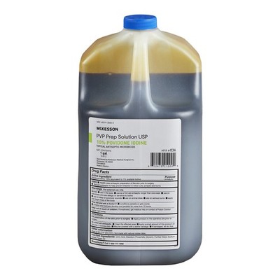 McKesson PVP Prep Solution 10% Povidone-Iodine 1 Gallon Jug 4 Ct 036