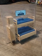 Mayberry Street Miniatures  Natural Bunk Bed Set  Blue