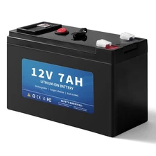 Upgrade 12V7Ah Lithium Battery Rechargeable Fast Charging Multi-Purpose