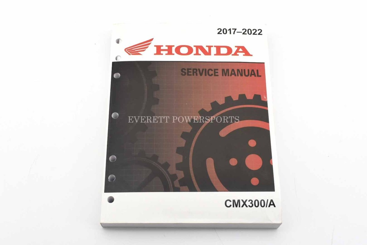 Service Shop Repair Manual 17-22 Rebel 300 CMX300/A OEM Honda Tech