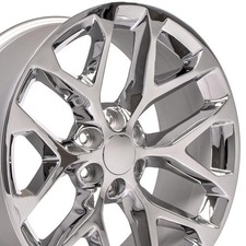 Oe Wheels Cv98b 22x9 Chrome Rim 6x139.7 24et Fit Chevy Silverado Tahoe