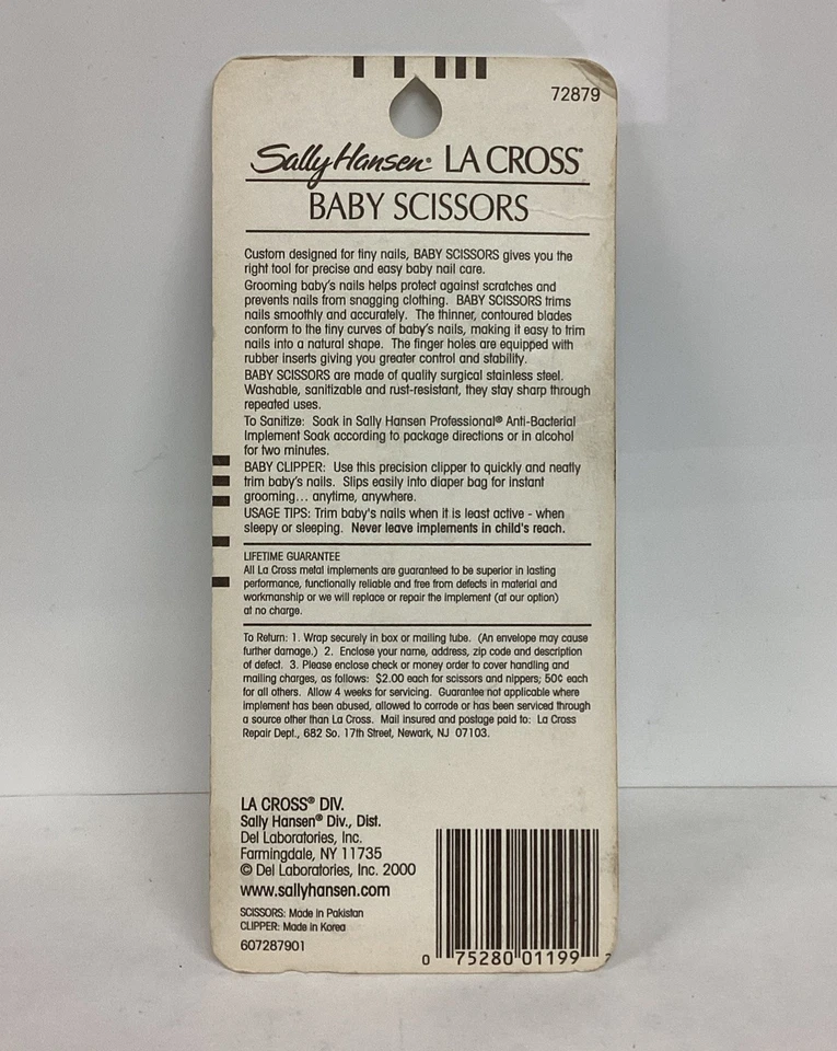 Tijeras y cortaúñas para bebé La Cross de Sally Hansen ¡Profesional como en la foto! Foto 3 de 3
