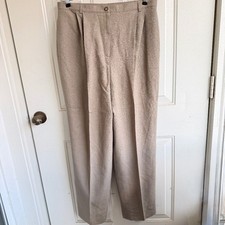 VTG Harv Bernard 100 Wool Dress Slacks Size 16 Classic Fit NEW
