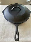 Lodge # 8 Rare Single Notch Chicken Fryer Circa 1930 Cast Iron Heat Ring & Lid