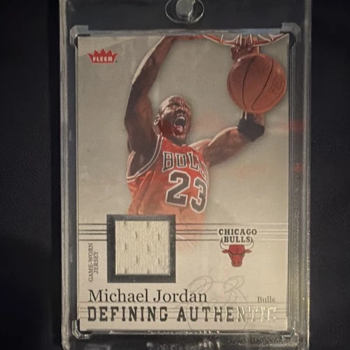 Fleer 2007-08 Fleer Basketball Michael Jordan Missing Links MJ-5 Jersey Bulls