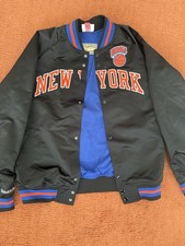 Knicks Black Mitchell and Ness jacket