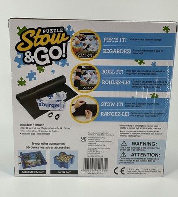 Ravensburger Stow & Go Puzzle Storage or Assemble Up To 1000 Pc 39x22  Felt Mat