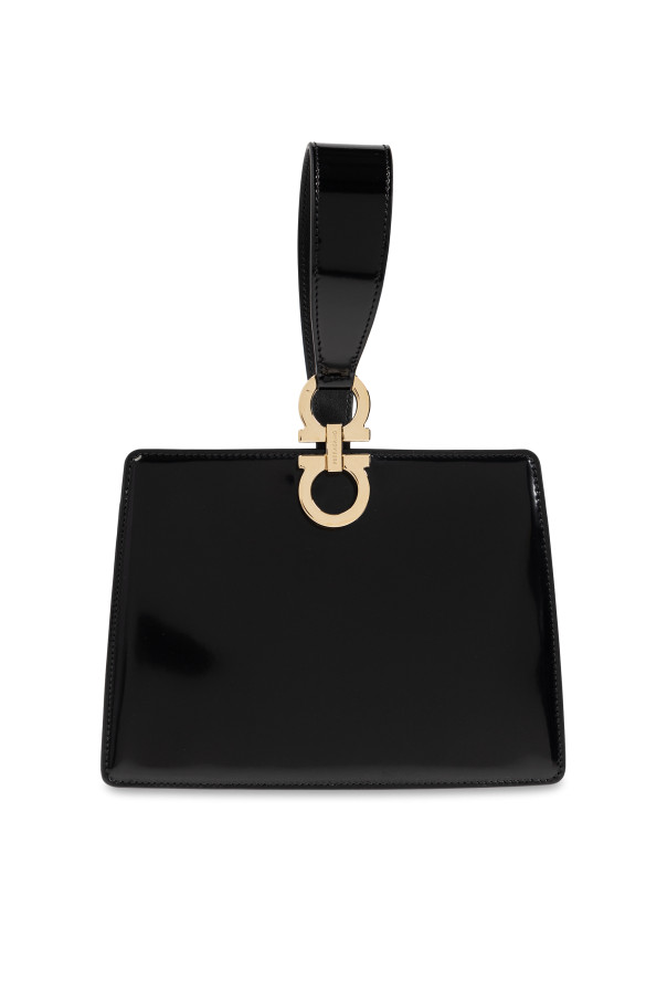 FERRAGAMO - Women - Handbag `Gancini Mini` - Black