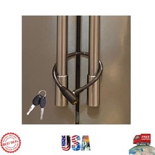 Versatile Child Safety Lock for Fridges  Cabinets - Stainless Steel, 1 Pack