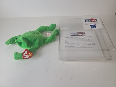 Bobblehead Legs The Frog Beanie Baby Value TY Beanie Baby