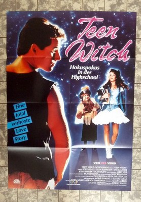 TEEN WITCH * A1-VIDEO-POSTER German 1-Sheet ´90 Zelda Rubinstein