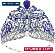 Miss Universe Force for Good Crown Shining Rhinestone Tiara Full Circle Large Cr
