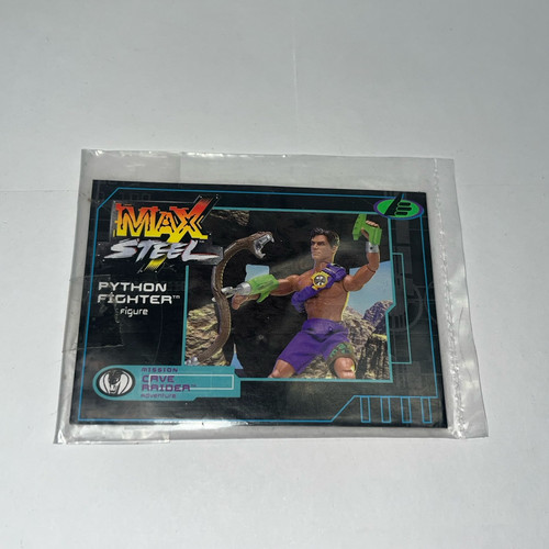 Modellino Max Steel Python Fighter 12" raro completo vintage 1998 - Foto 8 di 9