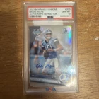 2023 Bowman Chrome U Drake Maye 1st Refractor Auto /499 PSA 10 RC Patriots UNC