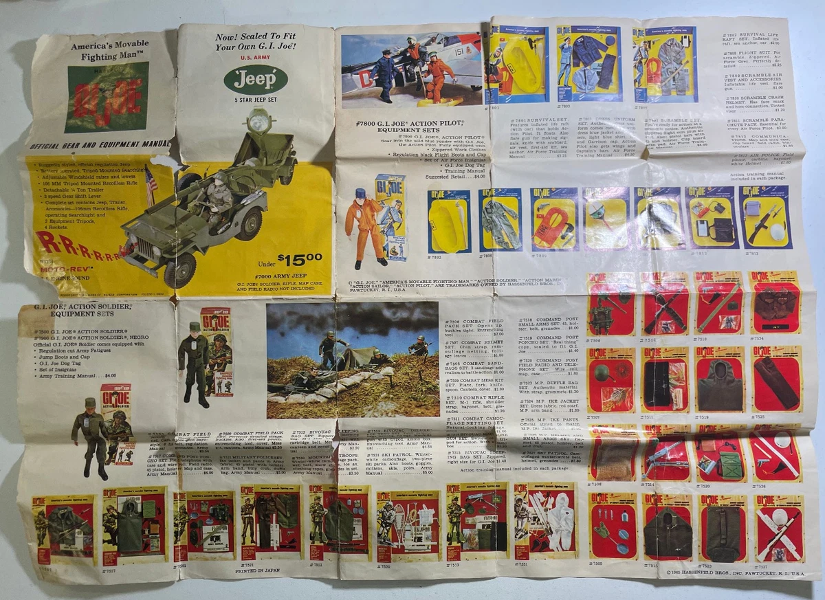 G.I. Joe Military & Adventure Action Figures 1965 Year