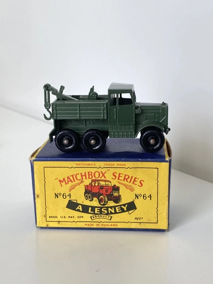 LESNEY MATCHBOX 1-75 64A SCAMMEL BREAKDOWN TRUCK - EXCELLENT in original D BOX - Image 2 of 4