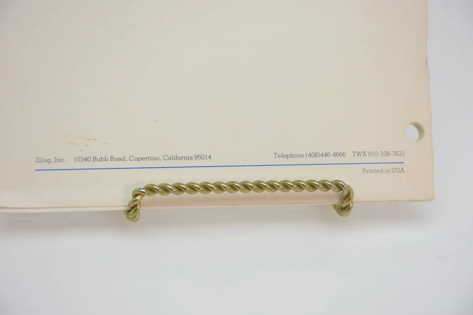 Vintage Zilog Z80-CPU Technical Manual Sept 1978 - Image 3 of 4