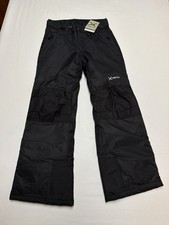 Arctix Nwt Kids Snow Pants Reinforced Insulated Black Size M 10/12 Ski Snowboard