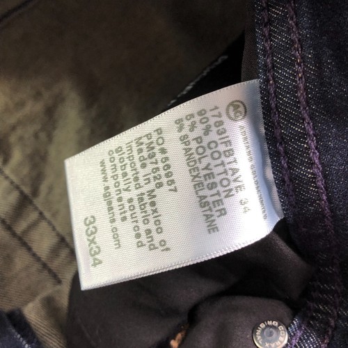 Adriano Goldschmied Jeans Mens 33x34 360 Denim Tellis Modern Slim Dark Wash - Picture 4 of 13