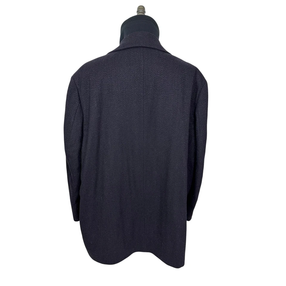 Abrigo Top Abrigo Calvin Klein Para Hombre Coleman Mezcla Lana Cremallera Frontal Babero Talla XL Foto 2 de 4