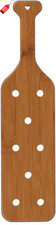 16in Bamboo Paddle Lightweight Smooth Unfinished Wood w/ Airflow Holes - US