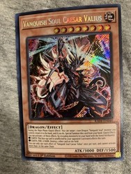 Vanquish Soul Caesar Valius (Secret Rare) RA04-EN046 Quarter Century Stampede