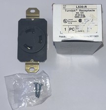 ***NEW*** Pass & Seymour L530-R Turnlok Receptacle 30A 125V 2P 3W Ground