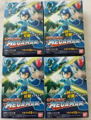 Bandai Megaman 66MM Figure Full Set of 4 Mega Man / X  / ROCK / VOLNUTT / EXE