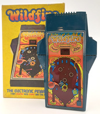 WILDFIRE ELECTRONIC PINBALL GAME -FLIPPER PORTATILE VINTAGE PARKER BROTHERS 1979
