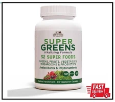 COUNTRY FARMS Super Greens Vegicaps, 32 Super Foods, Whole Food Supplement, G...