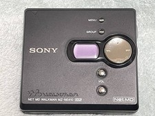 Sony MZ-NE410 High Speed Net MD Walkman Compact MiniDisc Player USB MP3 Black