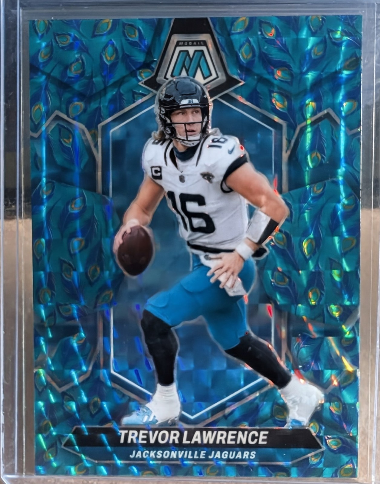 2024 Panini Mosaic Trevor Lawrence #99 Choice Peacock Mosaic Prizm
