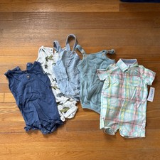 Carters 12/18 Month Lots Baby Boys One Piece Outfits  see Pictures For Sizes